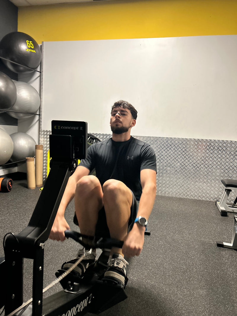 Foto de cliente usando producto