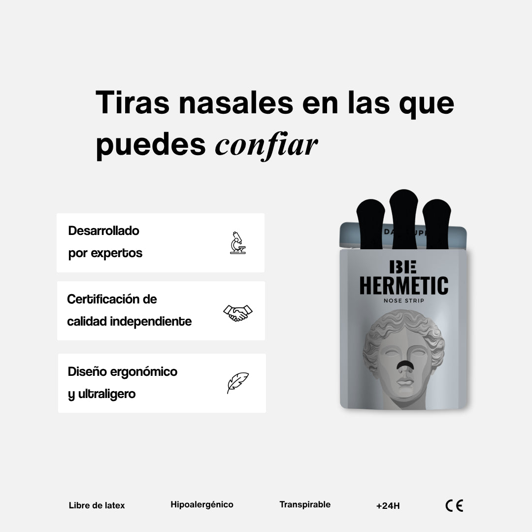 Pack 3 Meses - Hermetic Strip (Tiras nasales) + Regalo