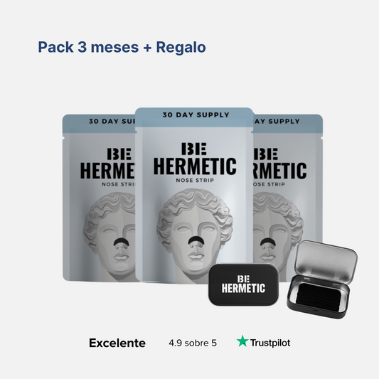 Pack 3 Meses - Hermetic Strip (Tiras nasales) + Regalo